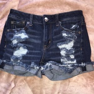 Dark wash American Eagle Shorts